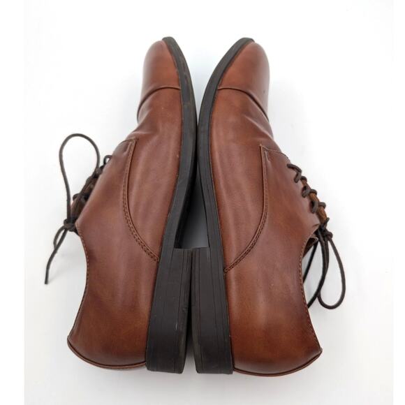 Call It Spring Derby Mens Leather Formal Shoes Lace-Up Brown Size US9 EU42 - Picture 6 of 10